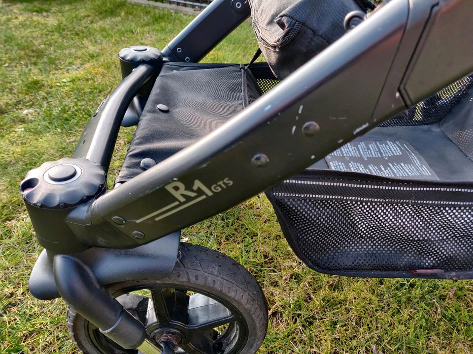 Kinderwagen Hartan R1 GTS Jeansblau inkl. Zubehör in Barsinghausen