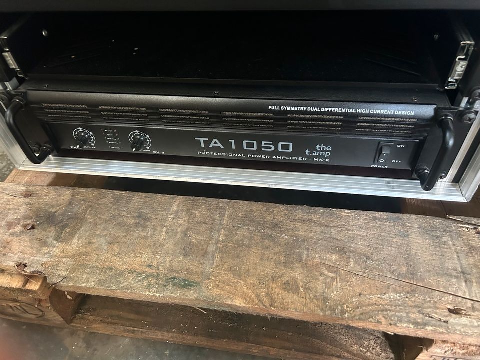 PA Amp Rack the-t.amp TA1050 Behringer Lexicon Thon Case in Kronach