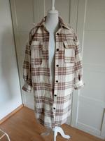 Shaket Mantel kariert beige Jacke Größe XS H&M Oversized Aachen - Aachen-Mitte Vorschau