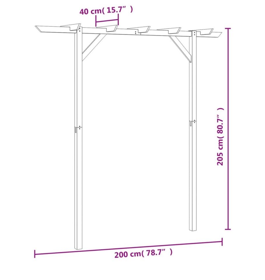 Gartenpergola Holz in Eschborn