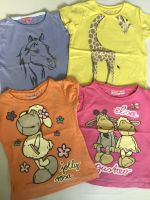 süße Tshirt 4 St. Mädchen Gr. 104/110 Pferd Giraffe Schaf Baden-Württemberg - Altlußheim Vorschau