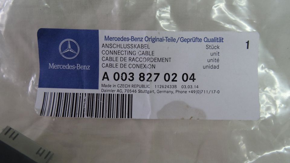 Mercedes Benz Media Interface Anschlusskabel Nr. A0038270204 in Rostock