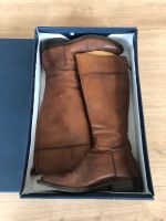 Stiefel Schuhe echt Leder neuwert braun Cognac handmade in italy Bayern - Nördlingen Vorschau