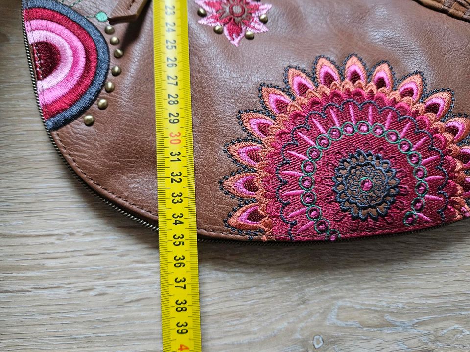 Desigual Tasche Umhängetasche Braun Lederimitat * wie NEU * in Teistungen