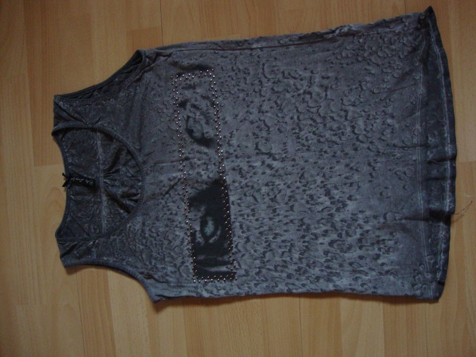 Key Largo Top Shirt Nieten Tiger Gr. L 40 100 % Baumwolle in Lorsch