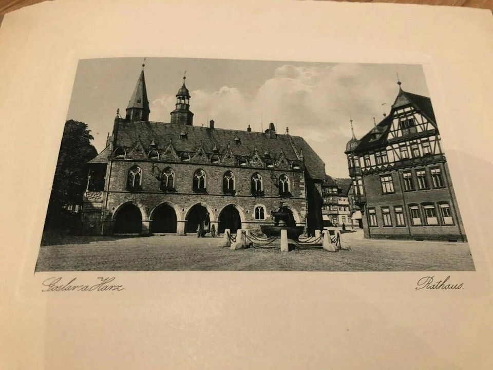 Goslar a./ Harz - 8 Original Kupfertiefdrucke auf Büttenkarton in Hamburg