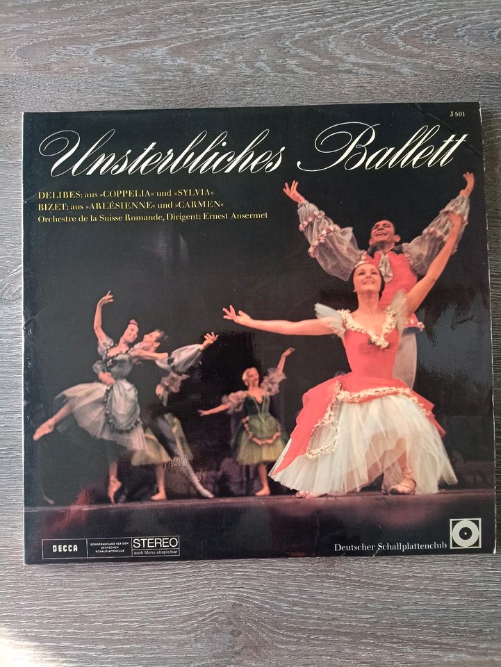 2 Schallplatten unsterbliches Ballett Georges Bizet - J501 in Mönchengladbach