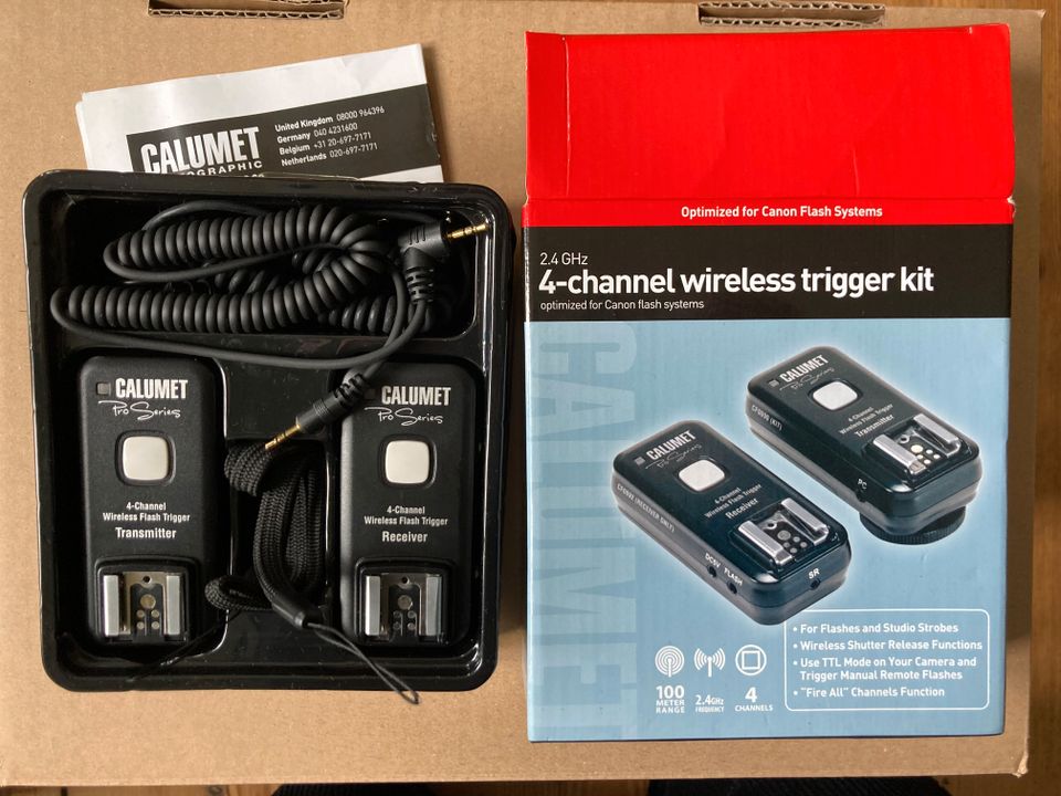 Calumet 4-Channel Wireless Trigger Kit OVP Funkauslöser Canon in Berlin