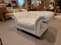 Einzelsofa King | Leder | Weiss | 150cm | Chesterfield | Sofa Duisburg - Duisburg-Mitte Vorschau