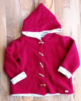 Handmade Walkjacke 116 122 rot Zipfelkapuze Sachsen-Anhalt - Blankenburg (Harz) Vorschau