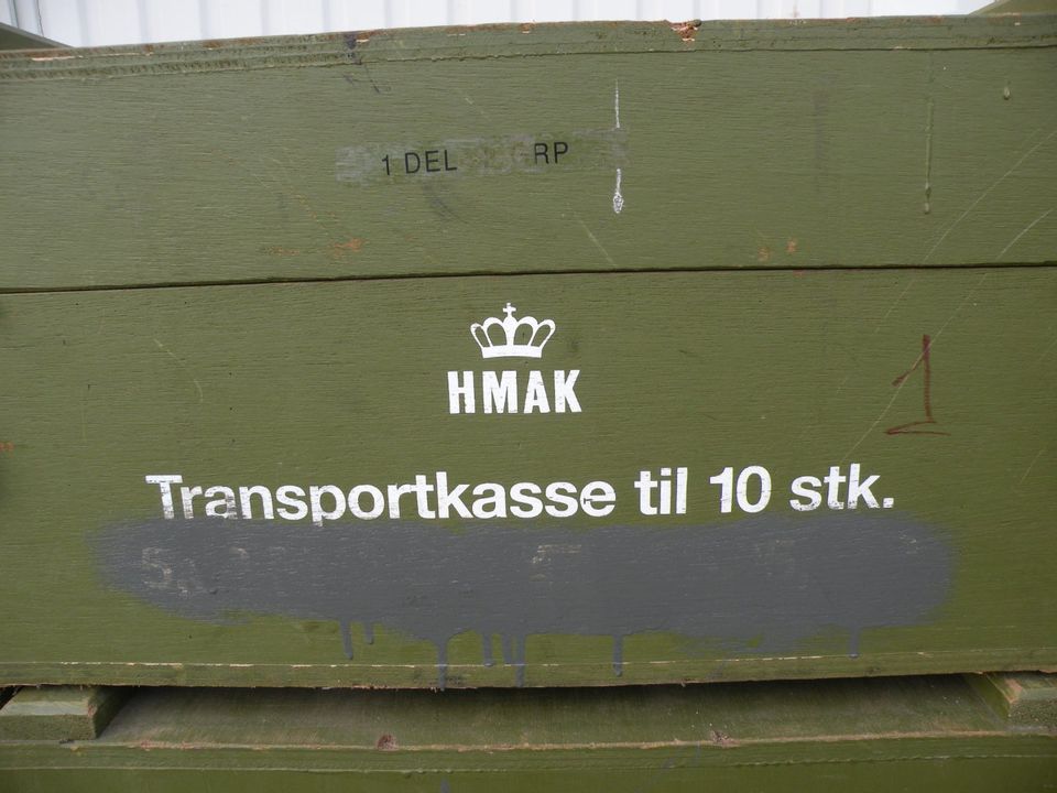 Transportkiste , Dänische Armee, Holz, M4 in Handewitt