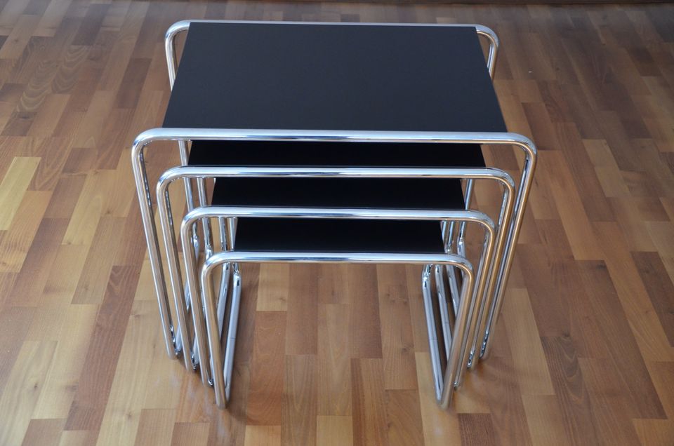 THONET B 9 Satztischset  4 Satztische neuwertig Marcel Breuer in Steinau an der Straße