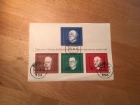 Briefmarkenblock Konrad Adenauer 1968 Nordrhein-Westfalen - Enger Vorschau