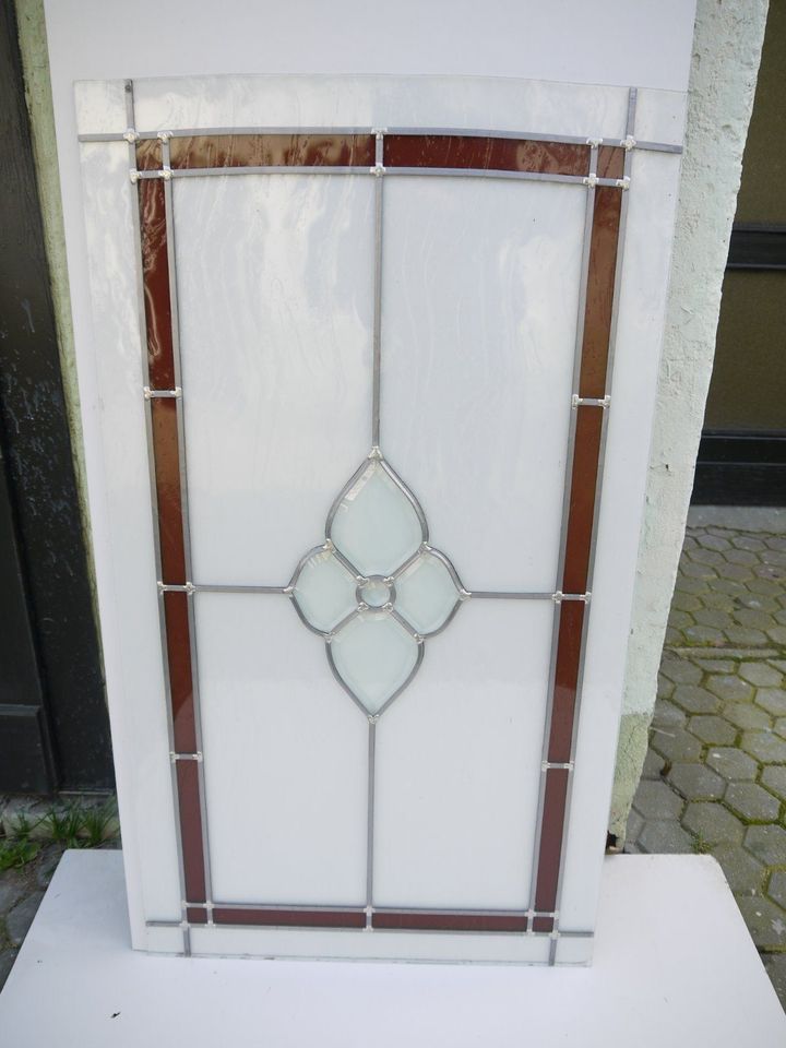 Glasscheibe, Verglasung, Scheibe Innentür, Segmentbogen 108x60cm in Bersteland