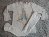 Set H&M: Langarmshirt Hase creme / beige + Strumpfhose, Gr. 86/92 Dresden - Neustadt Vorschau