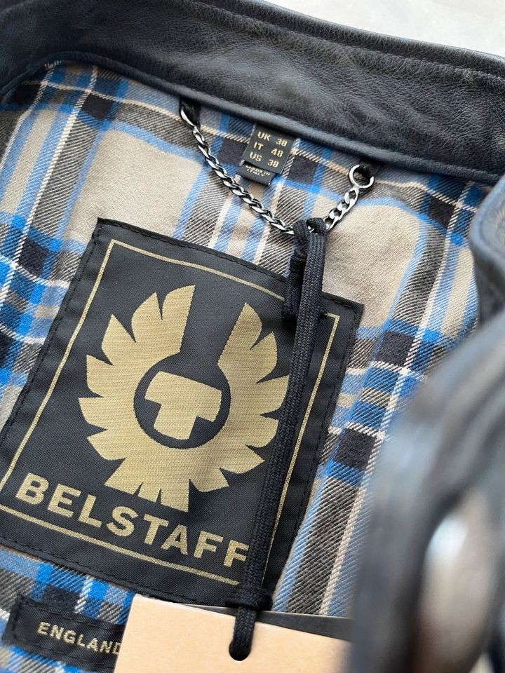 Belstaff Lederjacke 231 Outlaw blueblack Gr. 48 (M) - Festpreis in Stuttgart