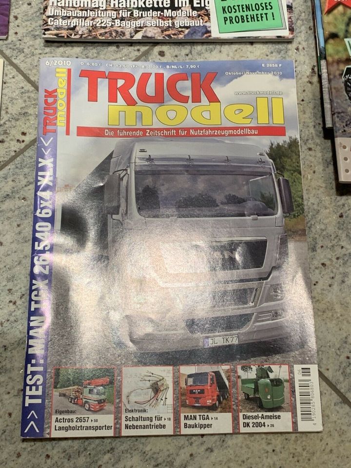 Truck Modell Fachzeitschriften diverse Jahrgänge in Wendelsheim