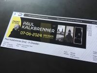 1x Karte Paul Kalkbrenner Dresden 7.6.24 Ticket FRONTSTAGE Sachsen-Anhalt - Halle Vorschau
