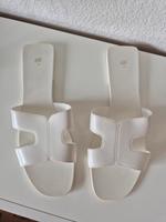 Sandalen Pantoletten Gr. 42 weiß Düsseldorf - Hassels Vorschau