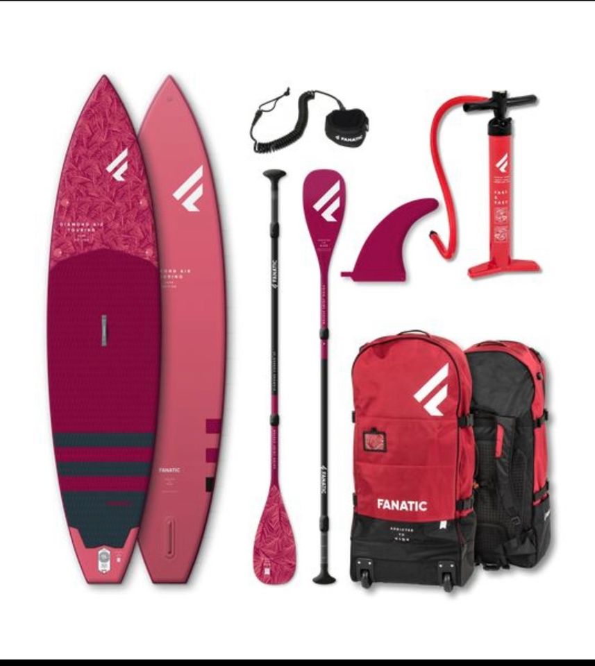 SUP Fanatic Diamond Air Touring 11'6"x31" Fanatic Diamond 35 Set in München