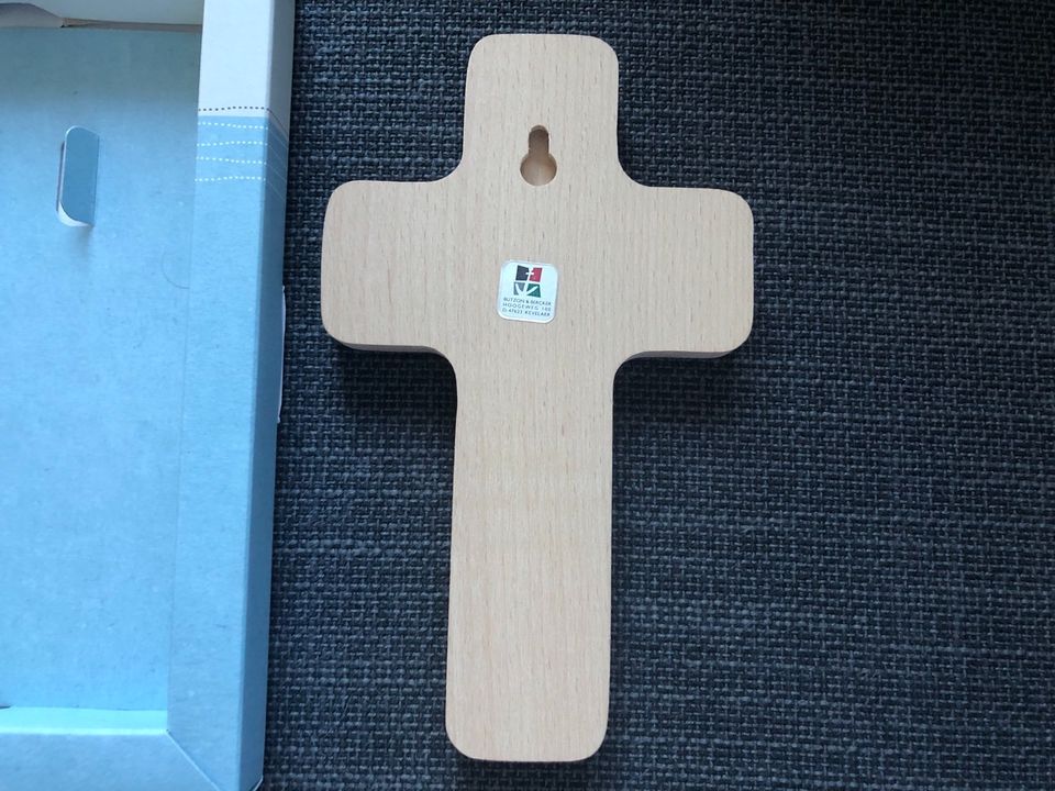 NEU Holzkreuz Kinderkreuz Taufe Buche 18cm natur in Erfurt