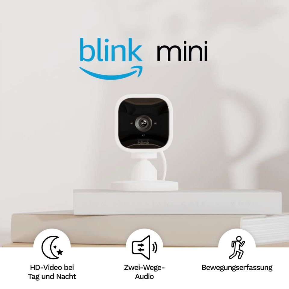 NEU: Blink Mini – Kompakte, smarte Plug-in-Überwachungskamera ... in Heidgraben