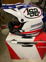 Moto Cross Enduro Helm LS2  MX 436 Pioneer Quarterback Rot  Blau Kreis Pinneberg - Wedel Vorschau