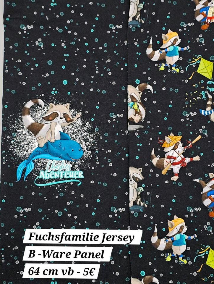 Jersey sweat Wichtelkleidung stick&Style Fuchsfamilie in Bergen