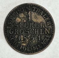 Münze Preußen 1 Silbergroschen 1851-A Niedersachsen - Buxtehude Vorschau