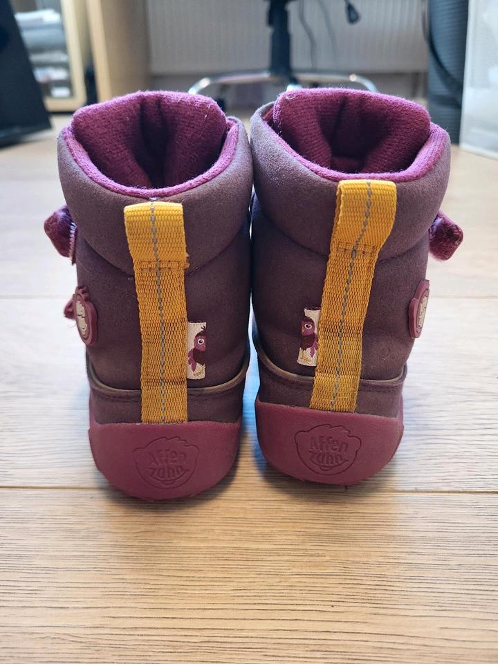 Affenzahn Comfy Vogel Eule Wolle Barfußschuhe Winterstiefel in Tettnang