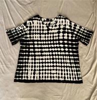 T-Shirt Schwarz/weiß Muster von Ulla Popken 50/52 Nordrhein-Westfalen - Erkelenz Vorschau