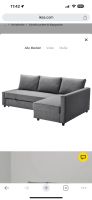 Couch grau (Ikea), ausziehbar Ludwigslust - Landkreis - Wittenburg Vorschau