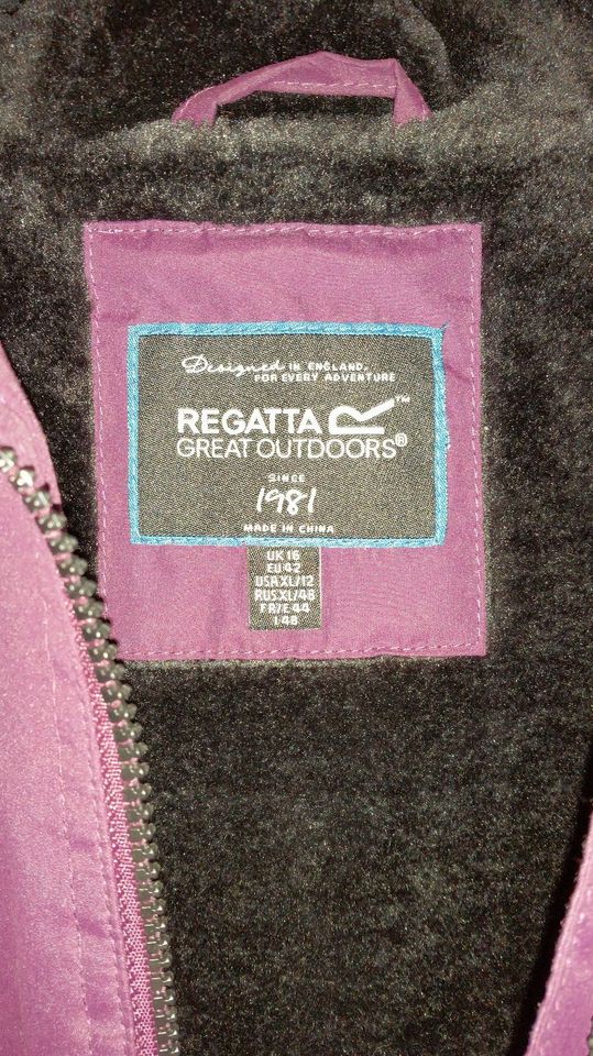 Regatta Bergonia Winterjacke dunkelrot wetterfest Gr. 42 = NEU in Bad Wildbad