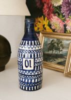 Öl Flasche Keramik Landhaus blau weiß Vintage Leipzig - Burghausen-Rückmarsdorf Vorschau