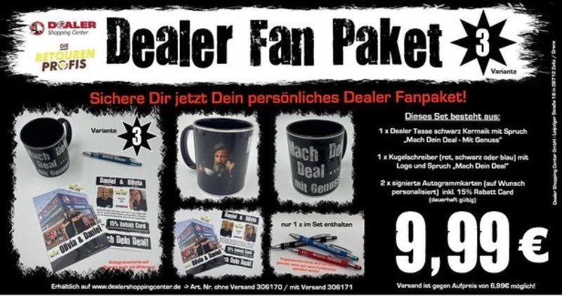 Fanpaket 3 Dealer Shopping Center Die Retourenprofis in Zeitz