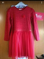 Kleid neu Gr. 134/140 rot mit Spitze und Tüllrock Nordrhein-Westfalen - Neuenrade Vorschau