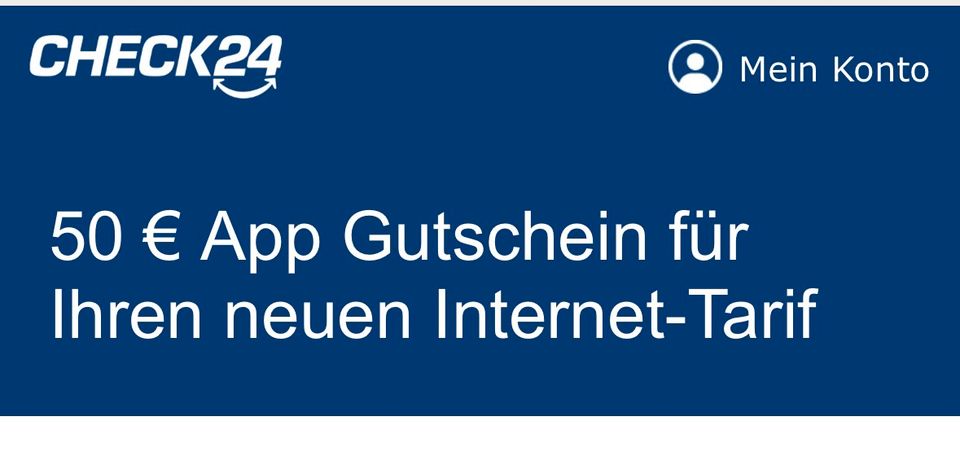 Check24 Gutschein Internet 50€ in Erfurt