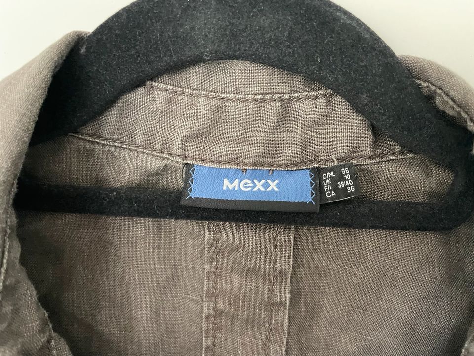 Mexx Leinen Kleid Gr. 36/38 in braun in Wegberg