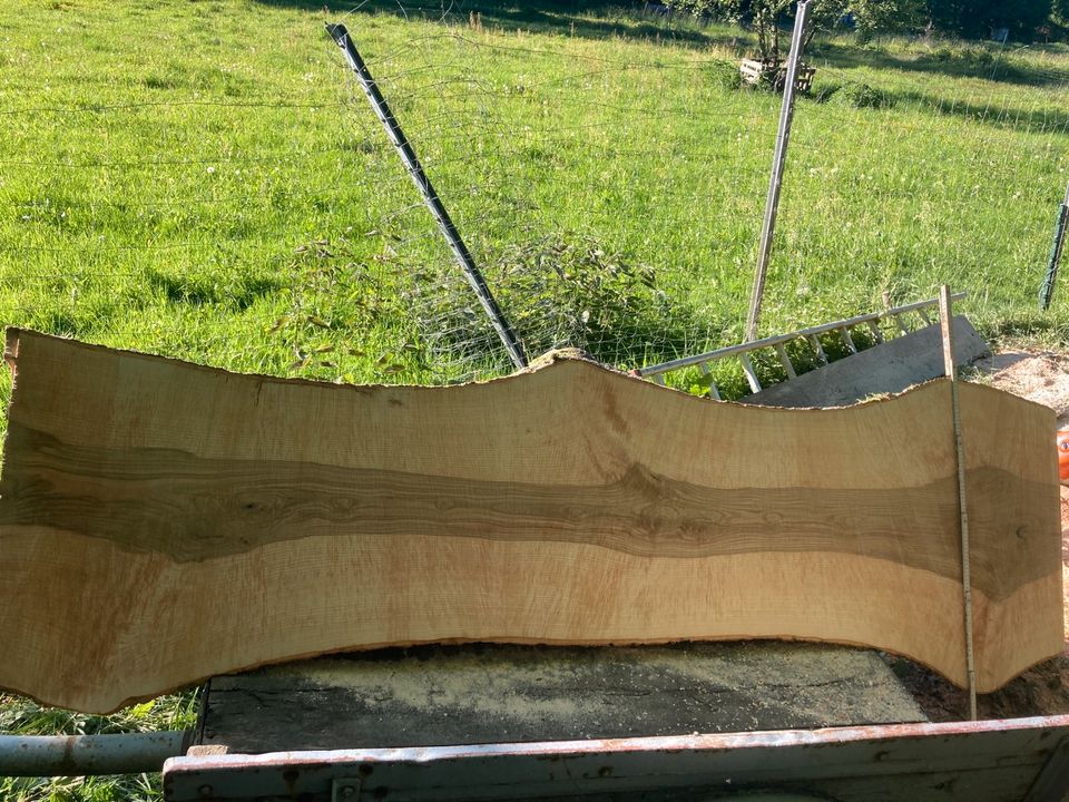 Esche Bohlen Holz Tischplatte Esstisch in Flöha 