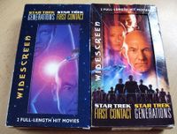 Star Trek: "First Contact" + "Generations" - VHS - Original USA Thüringen - Barchfeld Vorschau