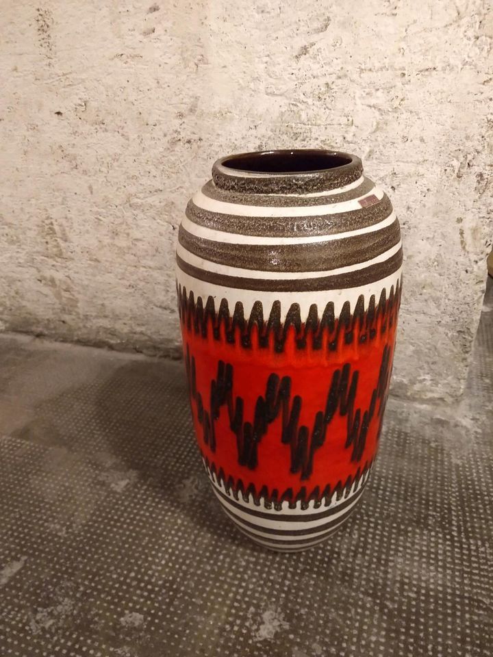 Kellerfund, Lava Vase von Scheurich 70er in Mehltheuer Vogtl