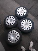 195/55R15 Sommer reifen mit Felgen 5×100 und sehr schöne Kappe Nordrhein-Westfalen - Lüdenscheid Vorschau