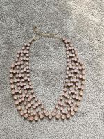 Statement Kette Kette mit Perlen Strass Steinen Rose rosa H&M Berlin - Tempelhof Vorschau