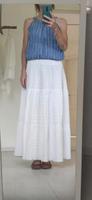 Maxirock Baumwolle Stickerei broderie anglaise Cotton skirt arekt Schleswig-Holstein - Pansdorf Vorschau