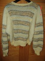 Pullover - Mustermix - Materialmix - Gelbtöne-Handarbeit - Raglan Schleswig-Holstein - Laboe Vorschau