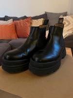 COS Leder Boots Stiefel chunky Plateau Blogger Arket other storie Innenstadt - Köln Altstadt Vorschau