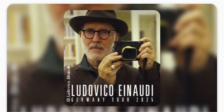 Ludovico Einaudi Konzertticket Hamburg in Hamburg