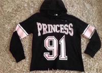 H&M Damen Pullover Hoodie Gr XS /34 / 36 schwarz rosa Niedersachsen - Edewecht Vorschau