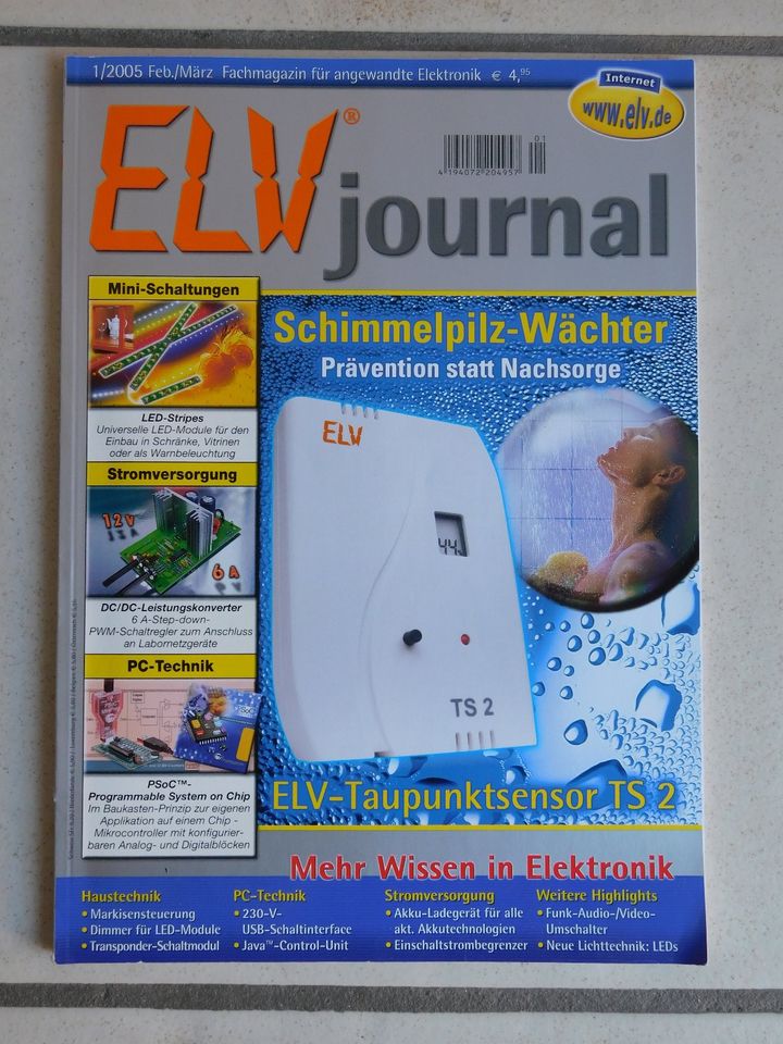 ELV Journal 2005 Messtechnik PC-Technik Schaltungen Modellbau in Hannover