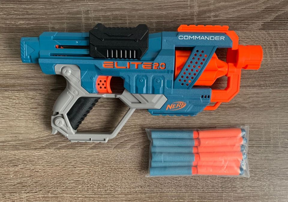 NERF Elite 2.0 Commander RD-6 Blaster, 12 Nerf Darts in Sögel